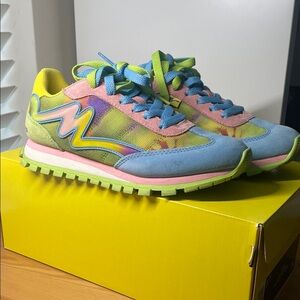 Marc Jacobs “The Jogger”Women’s Multicolor  Sneakers - Blue/Pink/Green